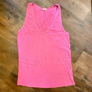 J. Crew • Neon Pink Tank Top
